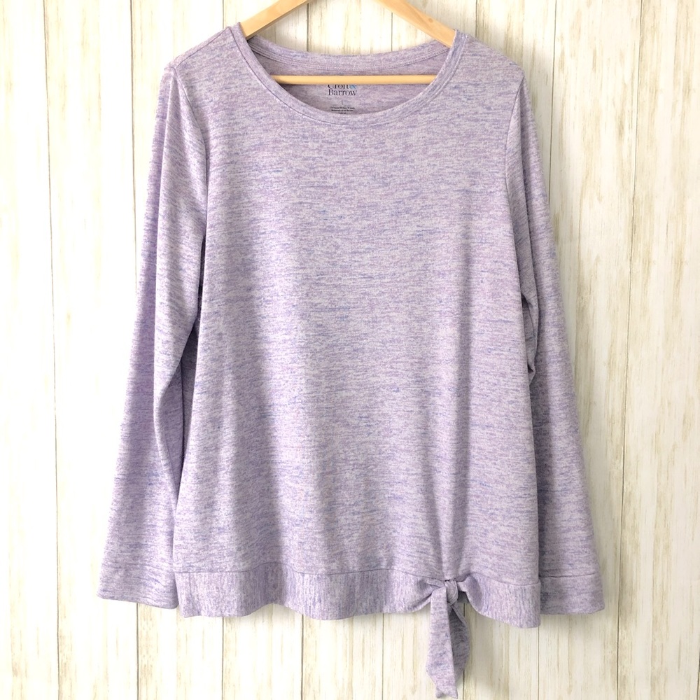 Croft & Barrow Soft Lavender Lightweight Sweater